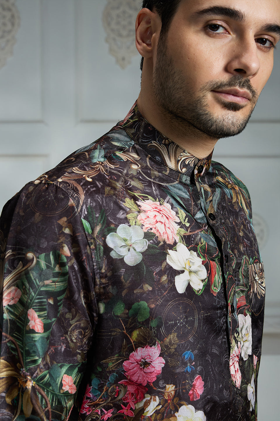 Black Printed Shirt