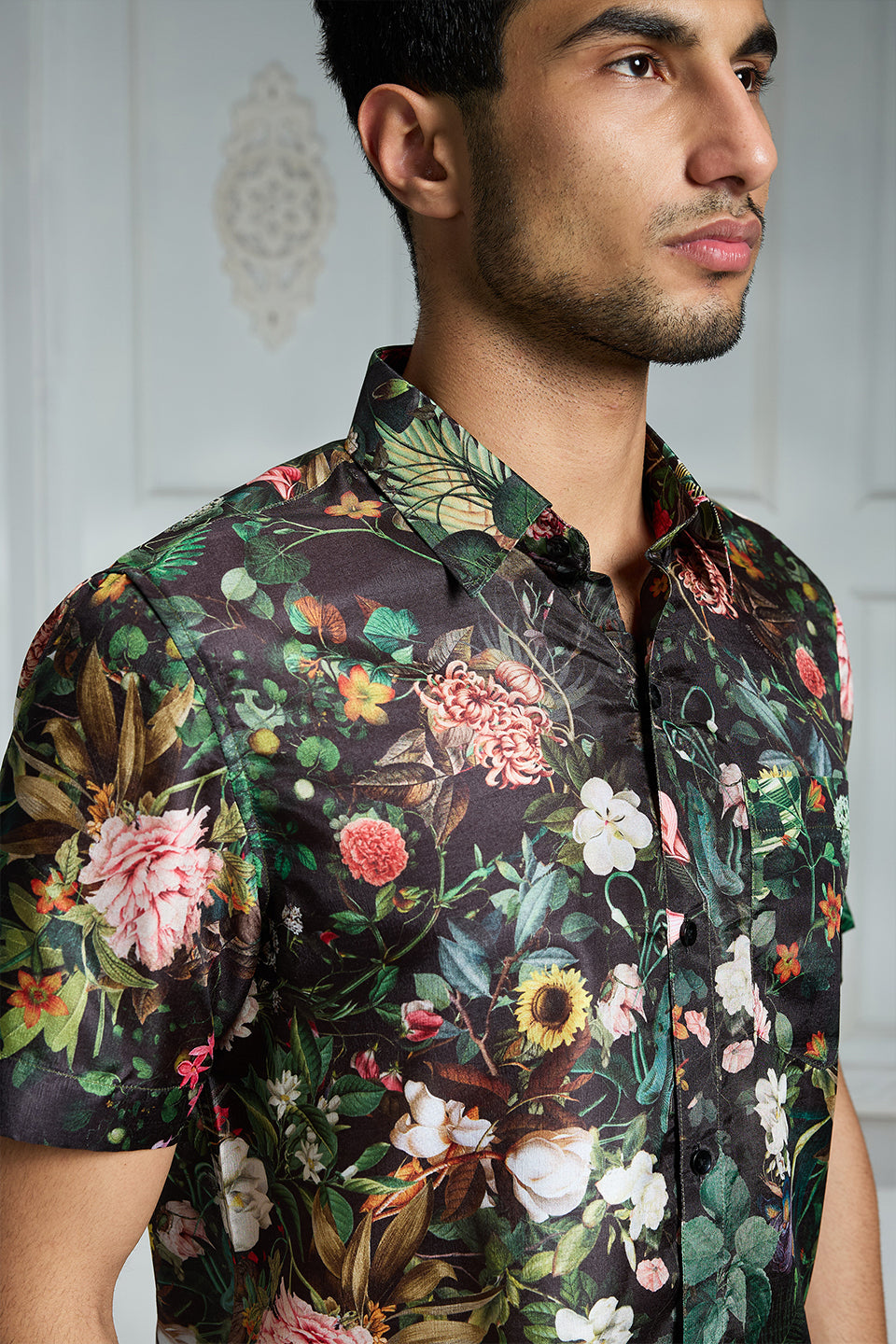 Black Printed Shirt