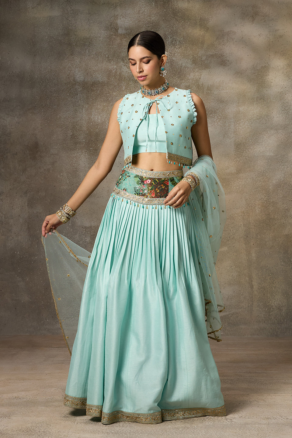 Jacket Style Lehenga Set