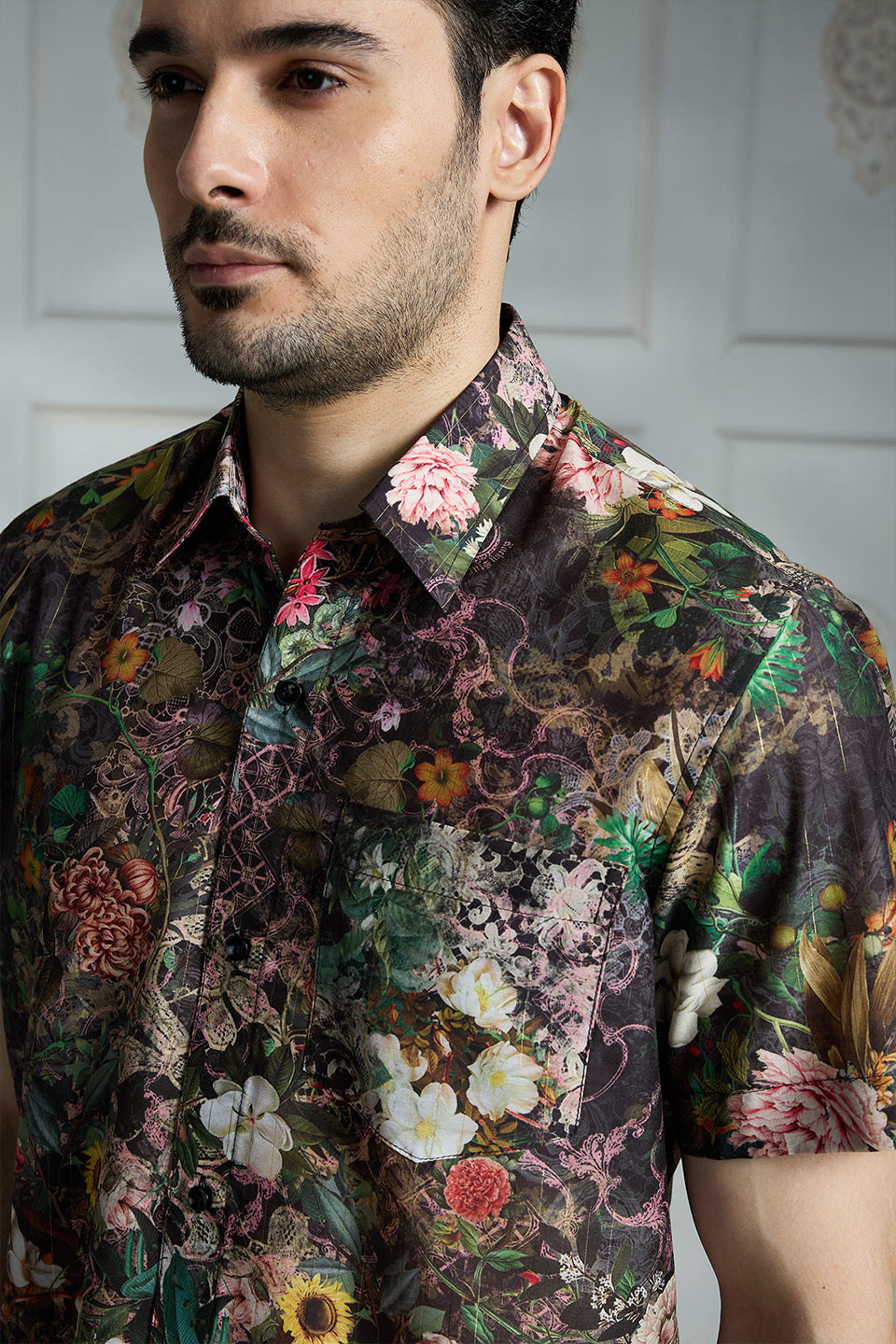 Black Printed Shirt