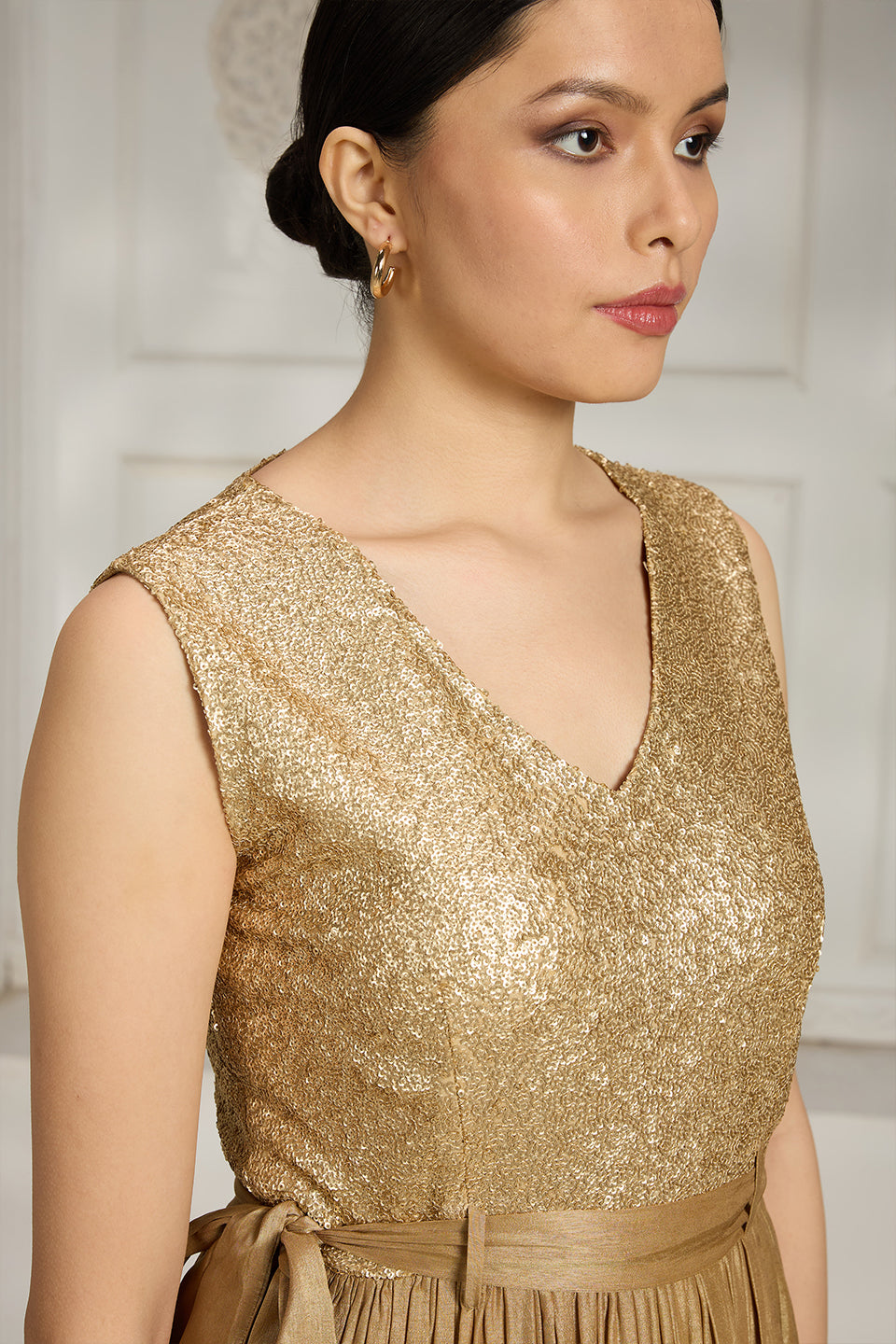 Gold Sequence Gown