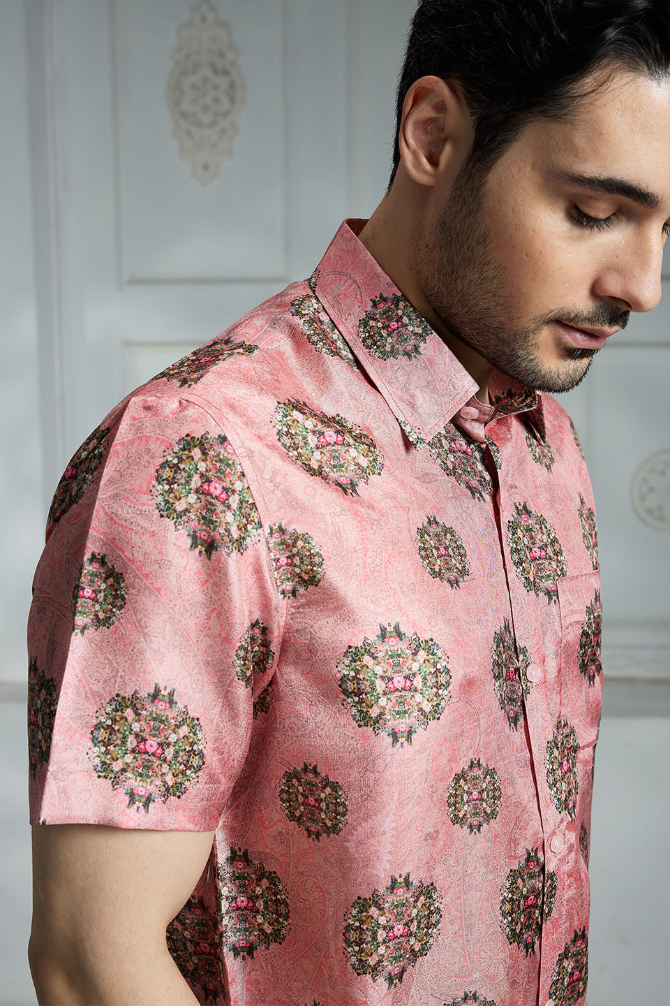 Pink Printed Shirt