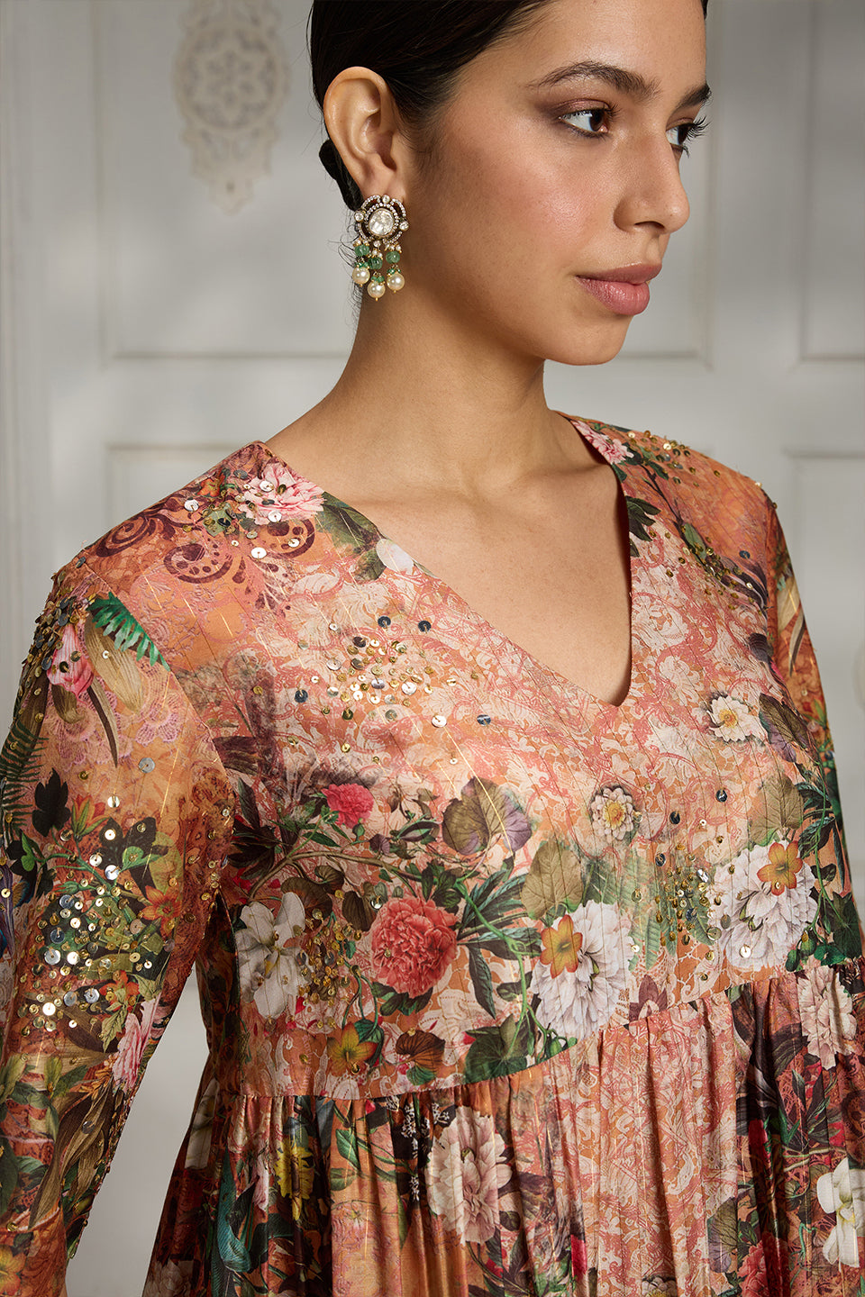 Floral Printed Tunic Set