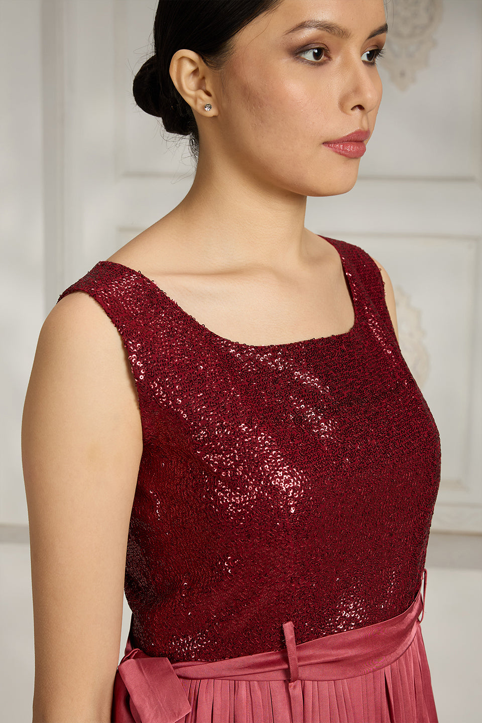 Sequin Embroidered Dress