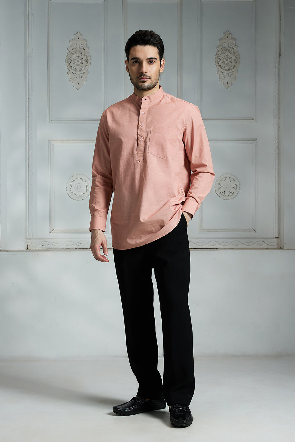 Pink Solid Shirt