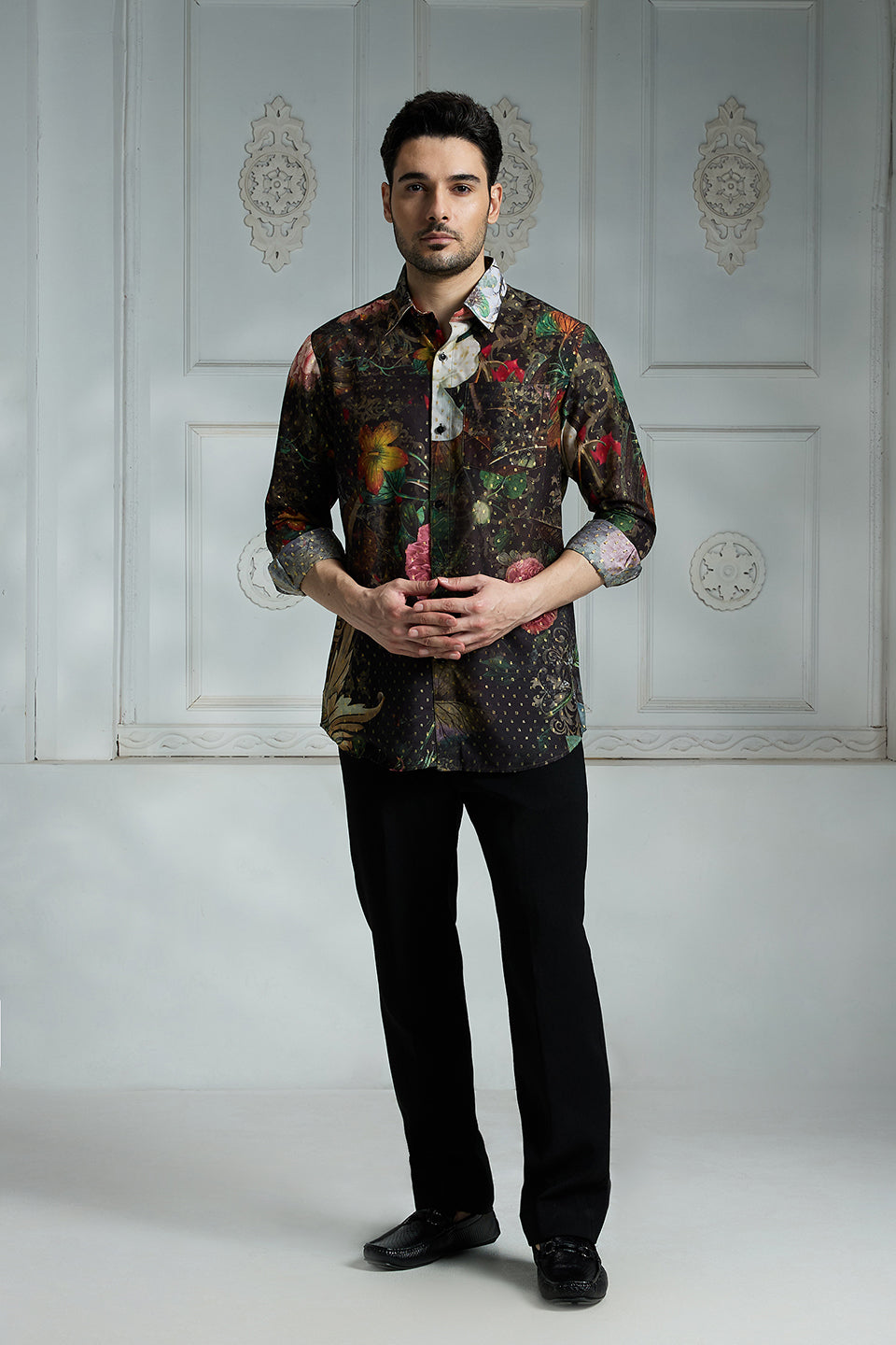 Black Printed Shirt