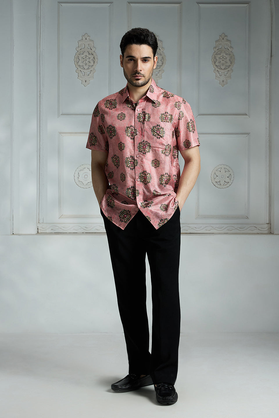 Pink Printed Shirt