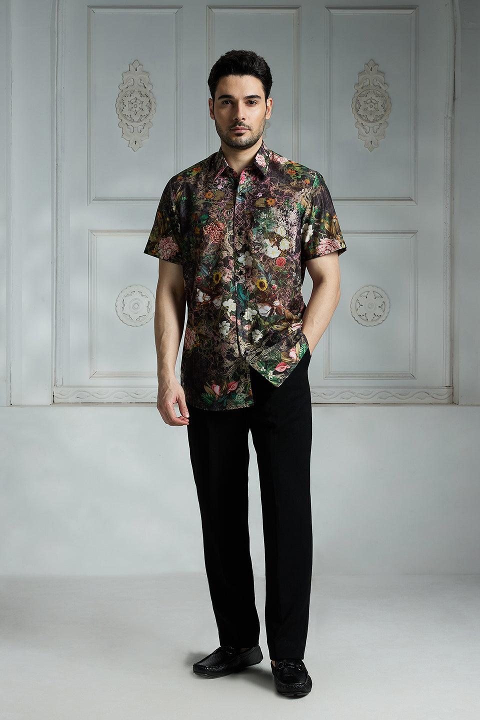 Black Printed Shirt