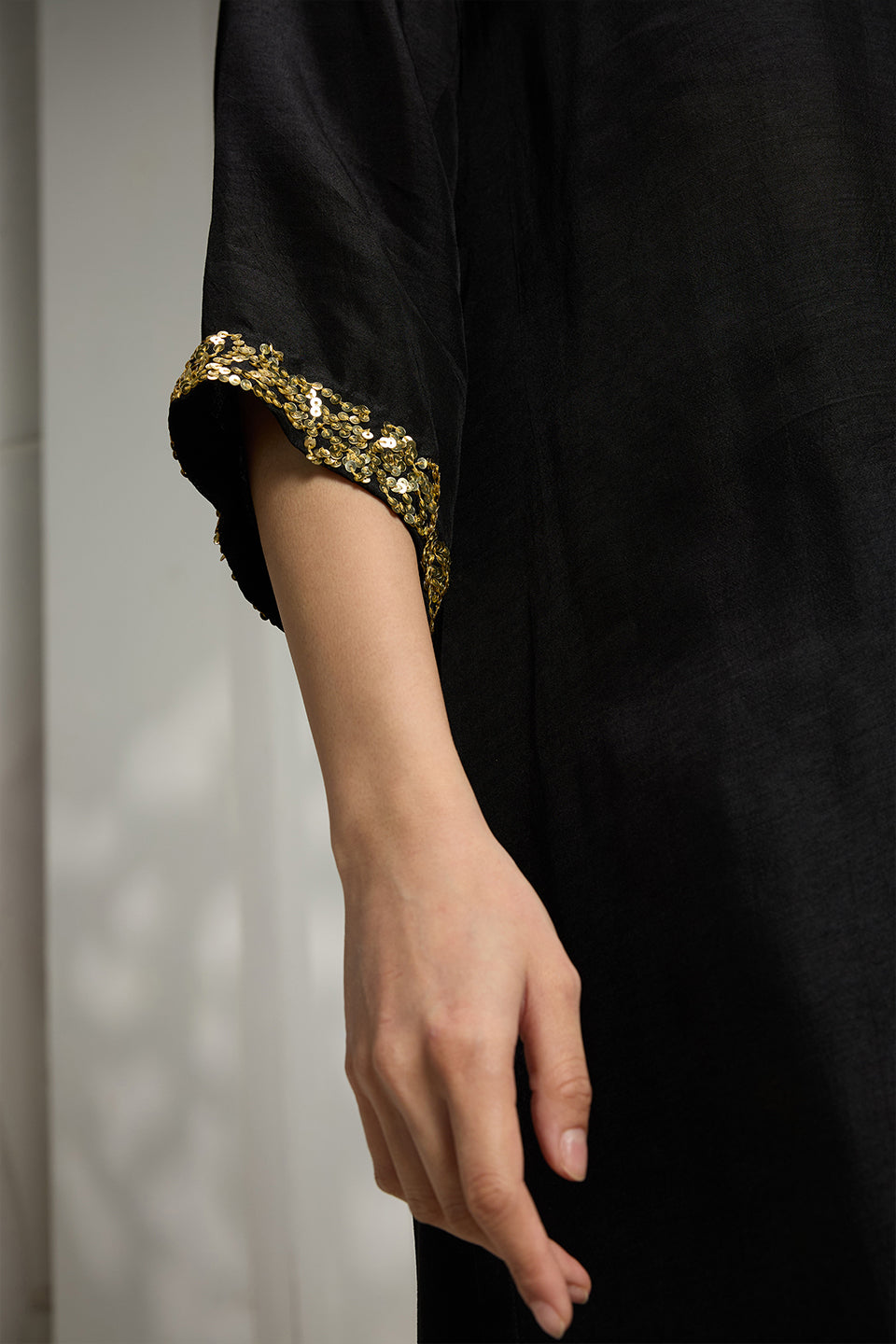Black Embroidered Tunic