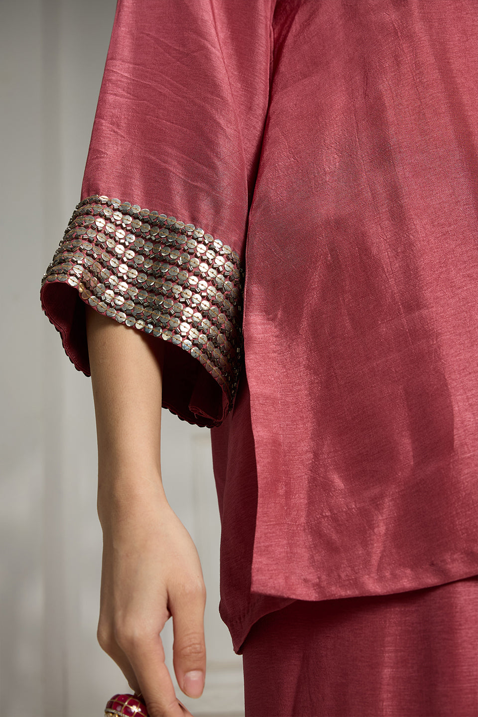 Onion Pink Solid Tunic