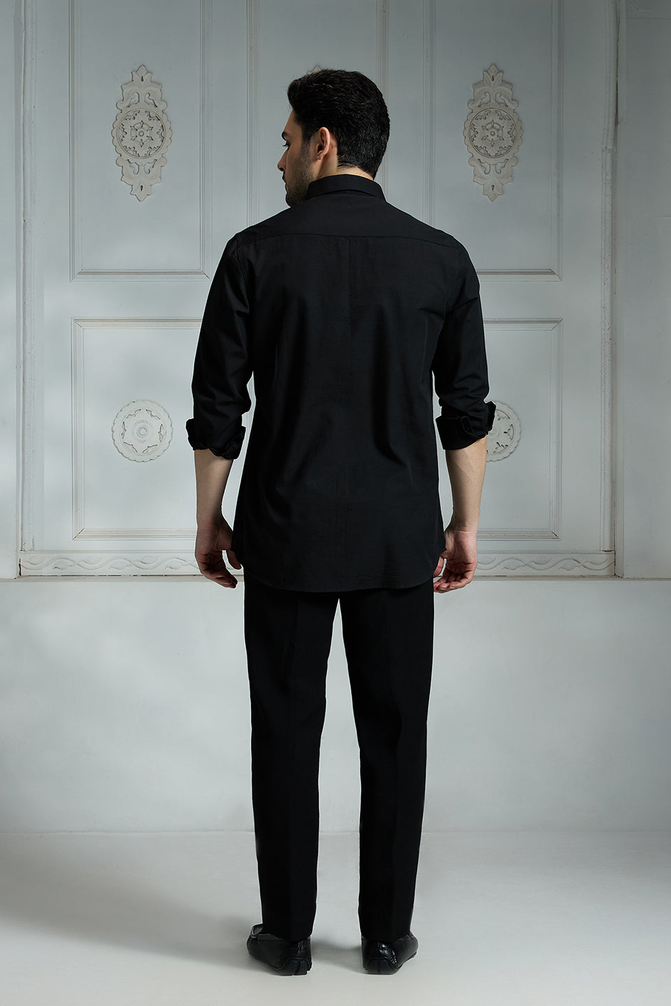 Black Solid Shirt