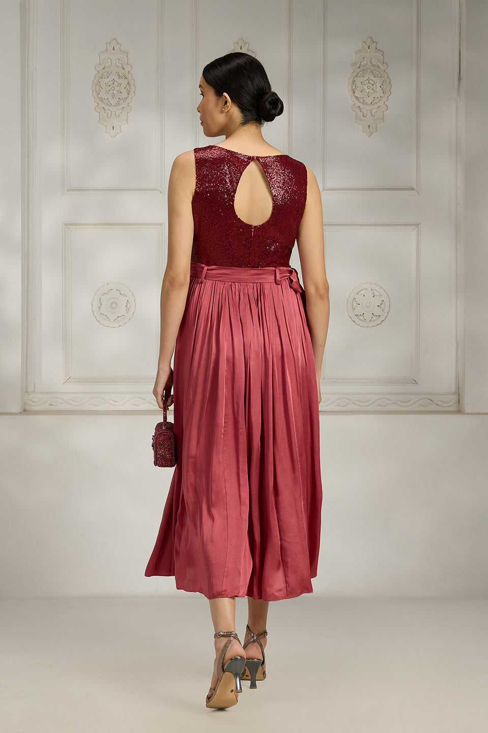 Sequin Embroidered Dress