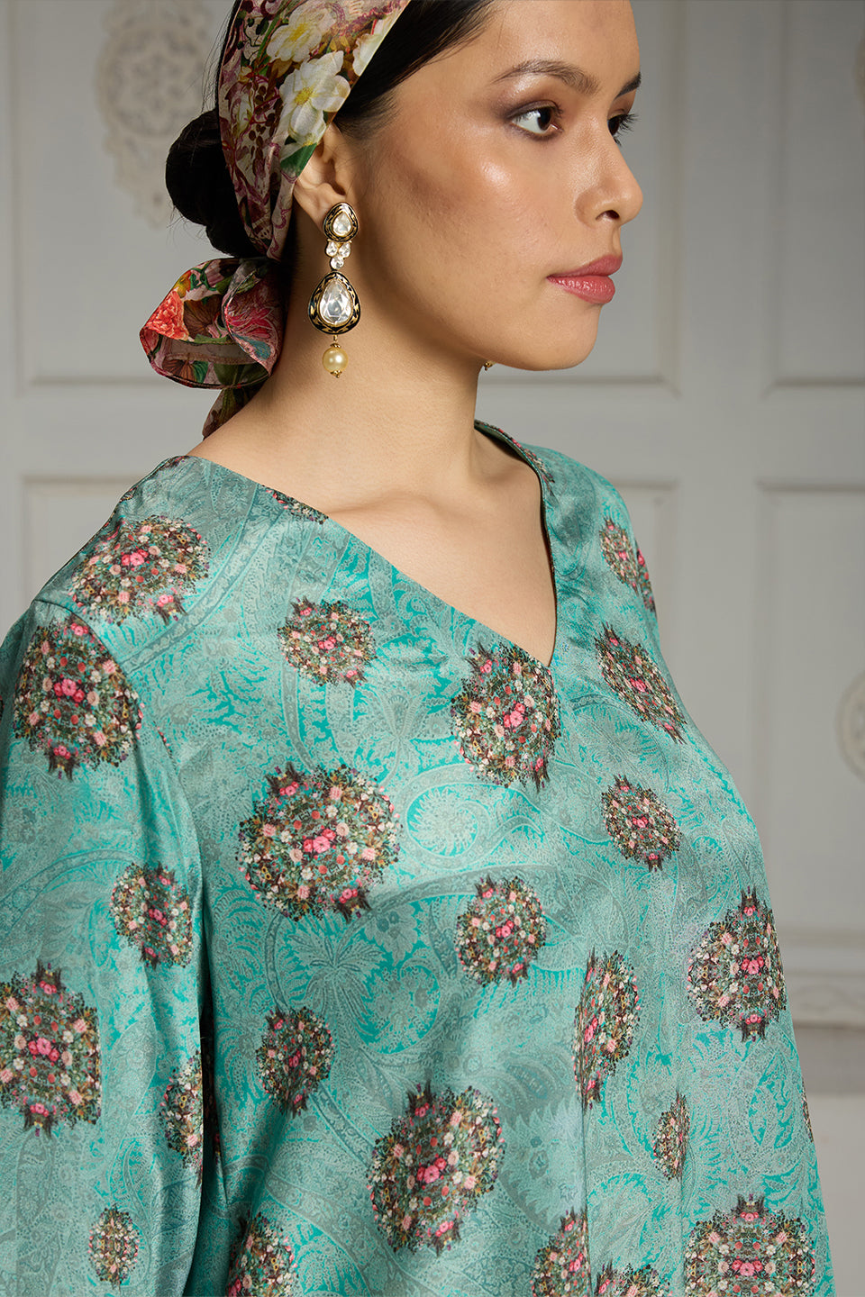 All over Printed Tunic Set