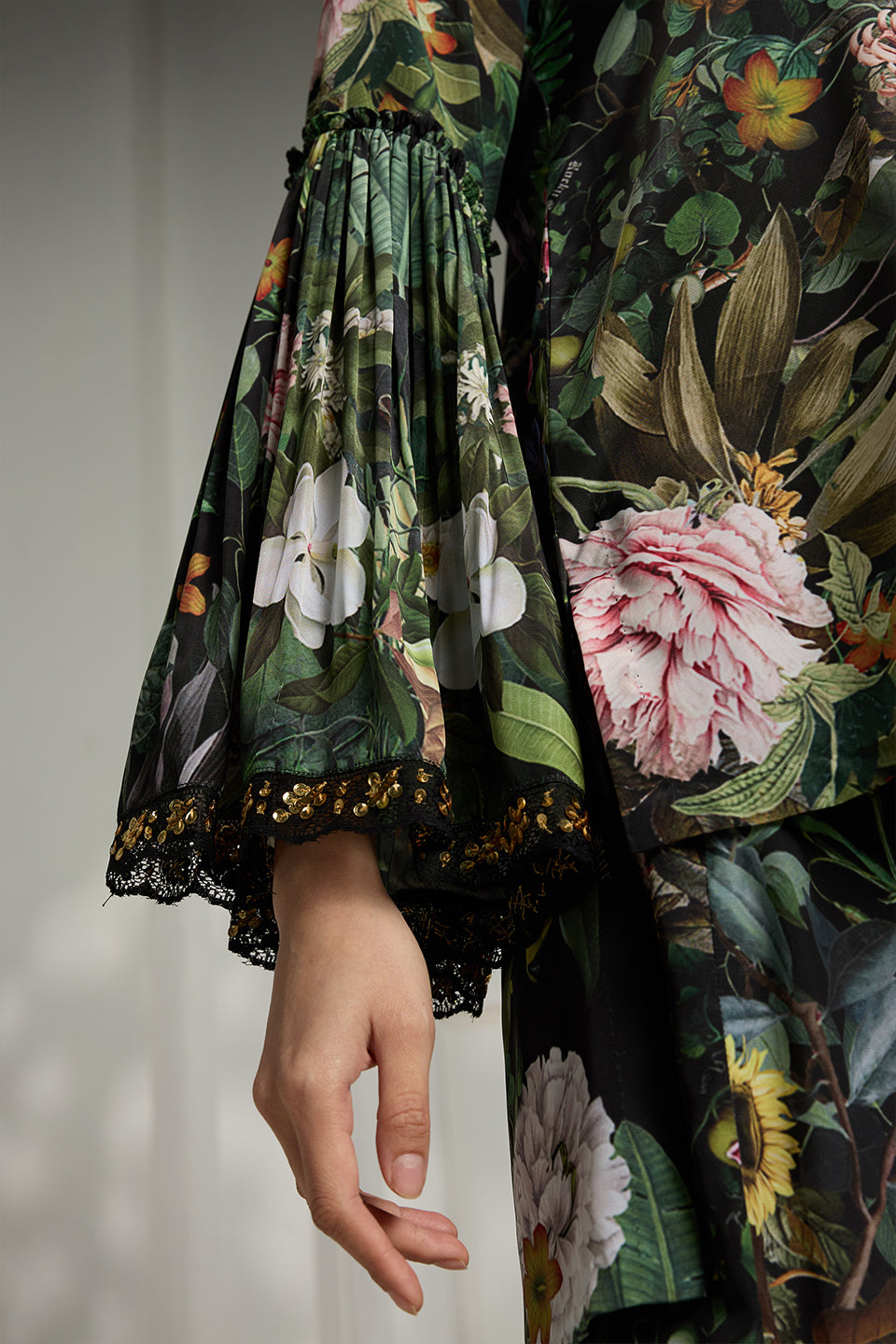 Botanical Printed Tunic Set