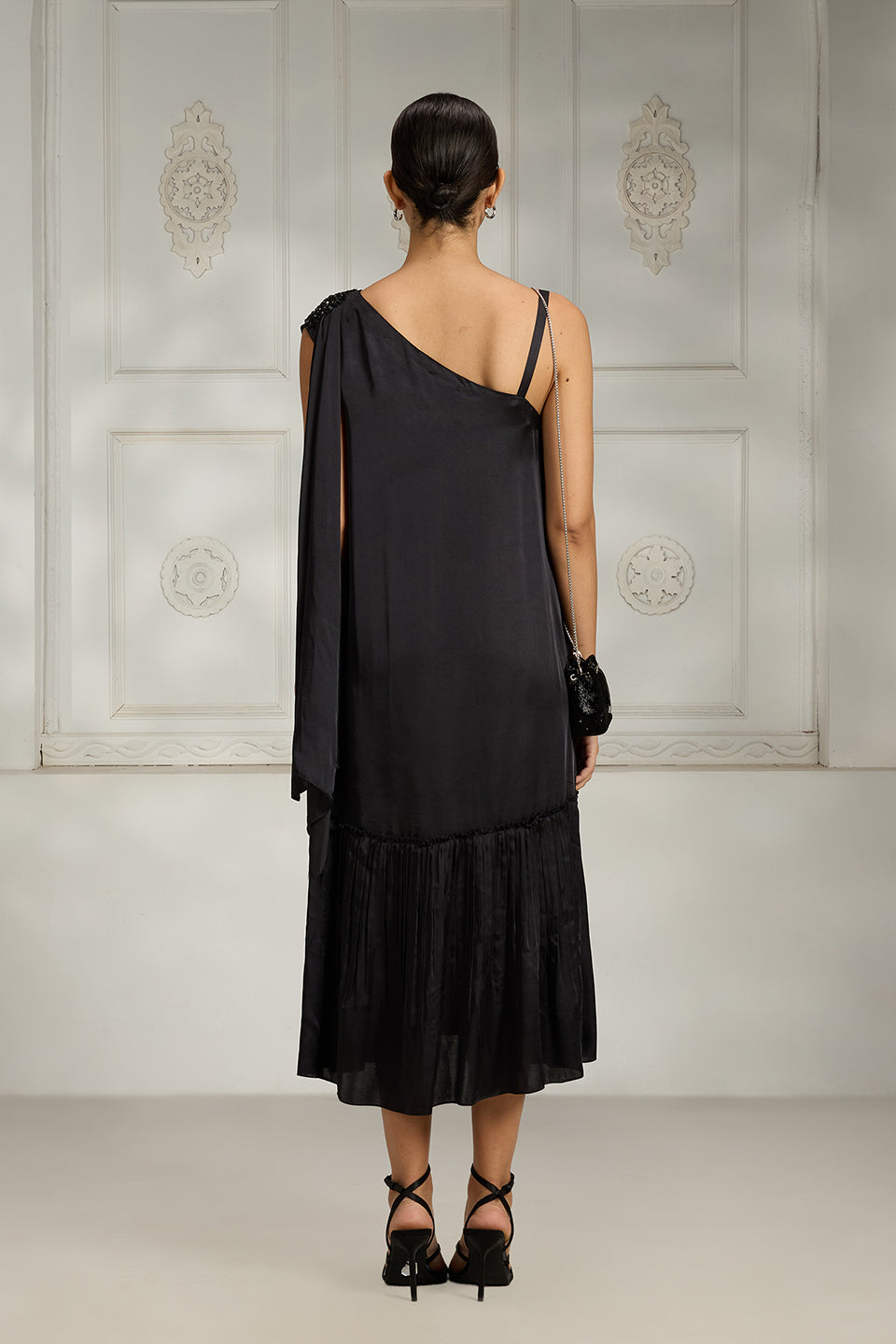 Black One Shoulder Dress
