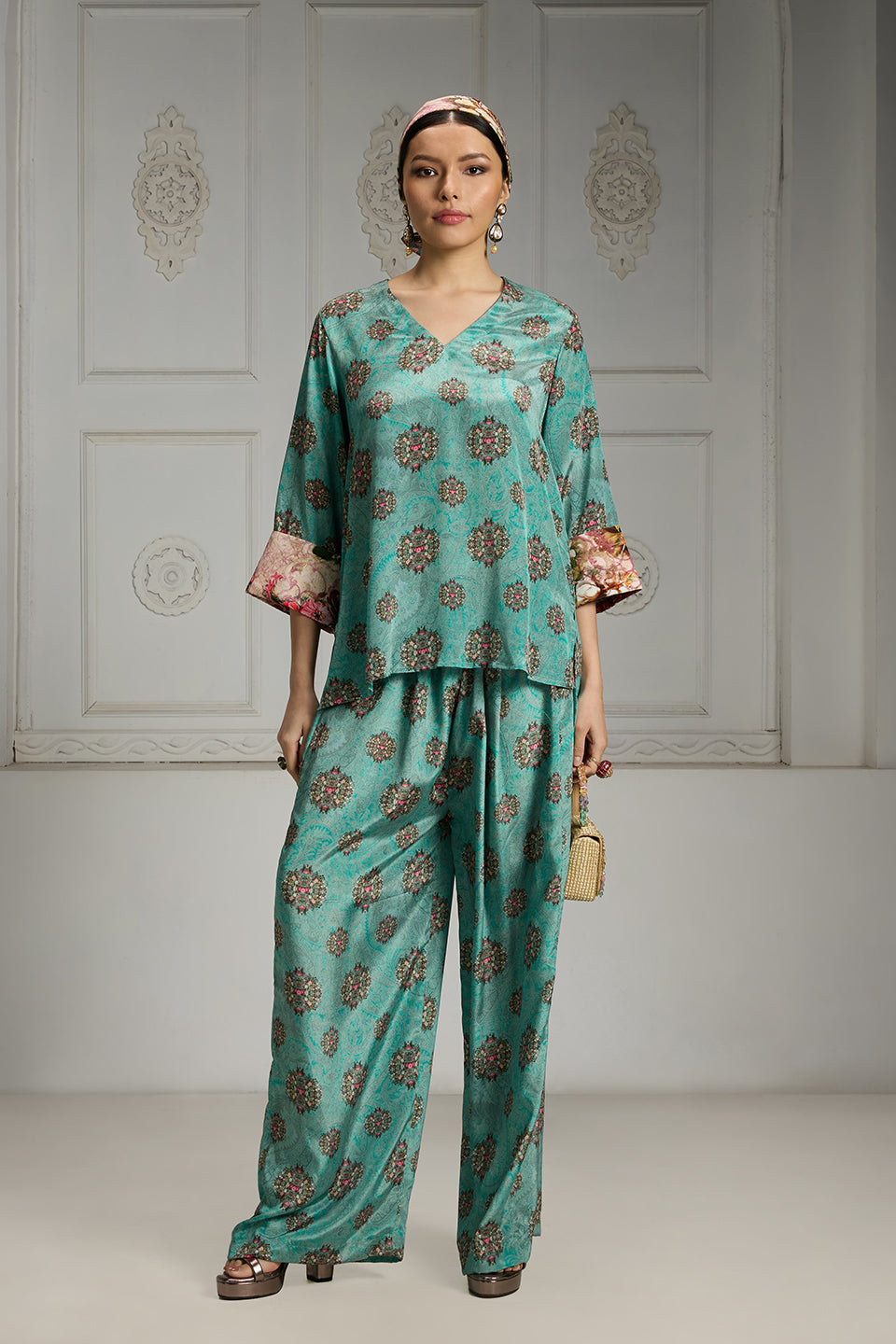 All over Printed Tunic Set