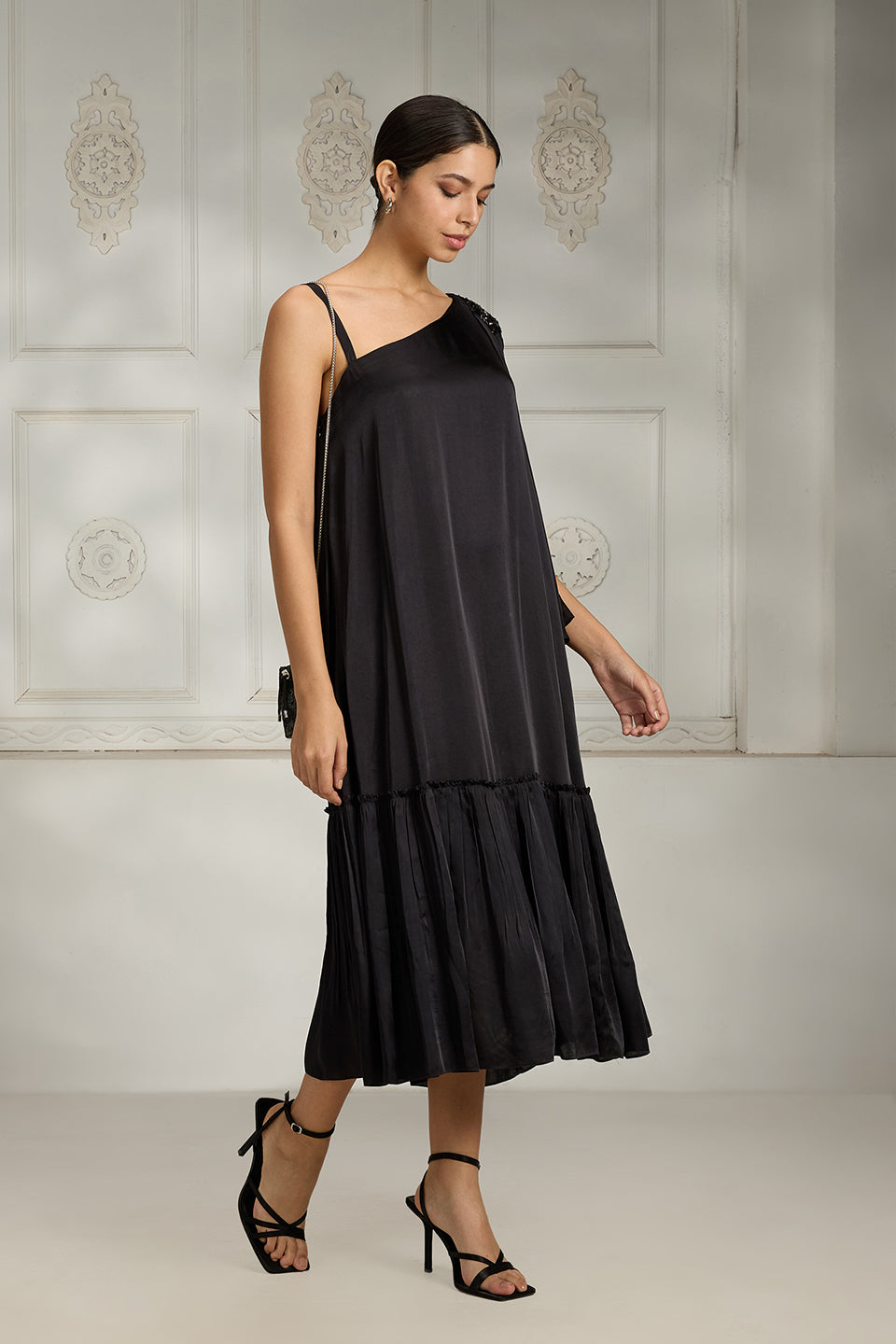 Black One Shoulder Dress
