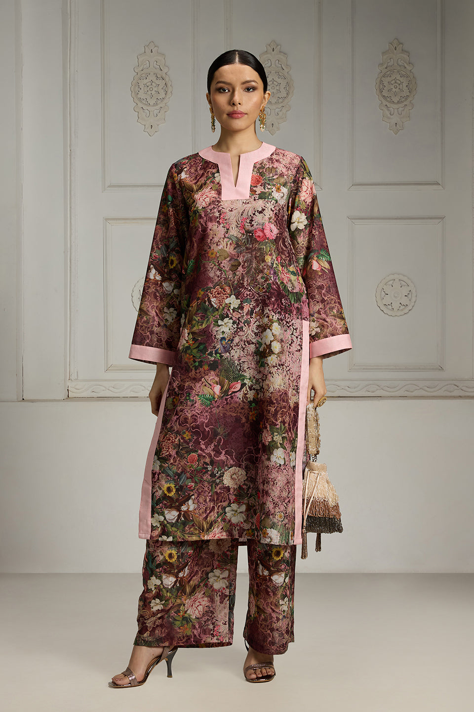 Floral Printed Tunic Set