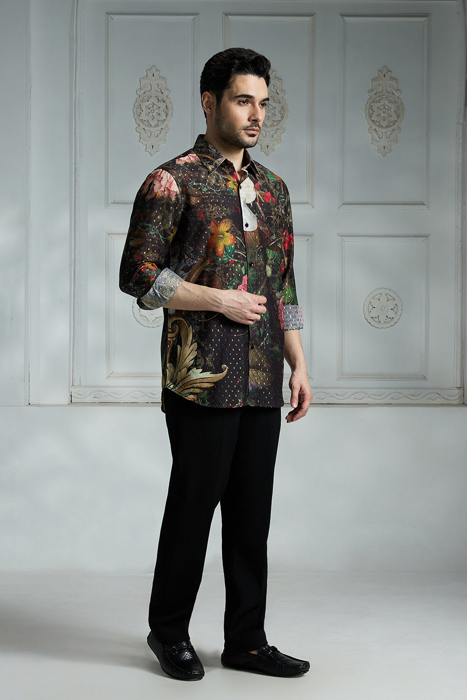 Black Printed Shirt