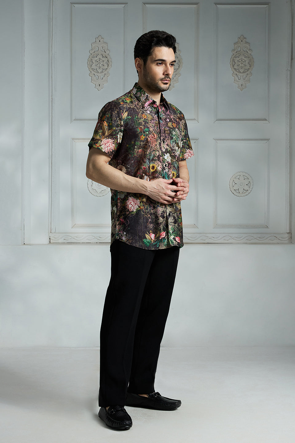Black Printed Shirt
