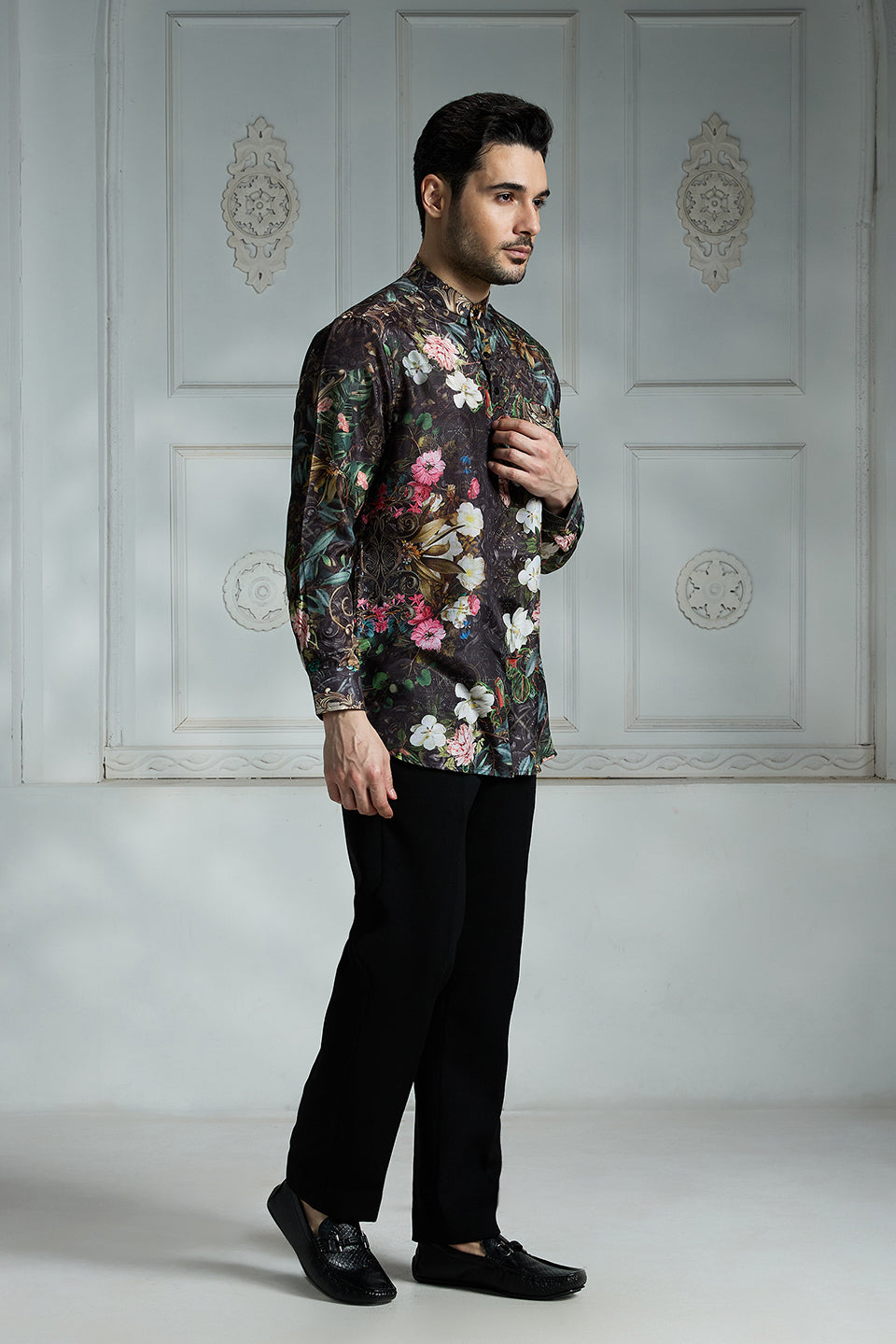 Black Printed Shirt