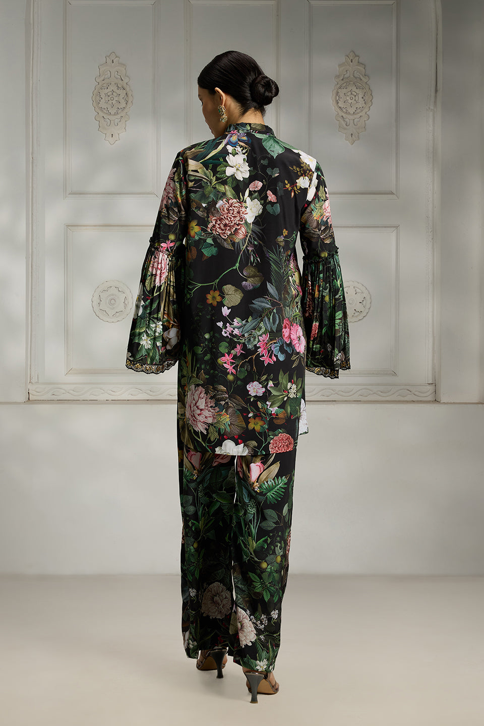 Botanical Printed Tunic Set