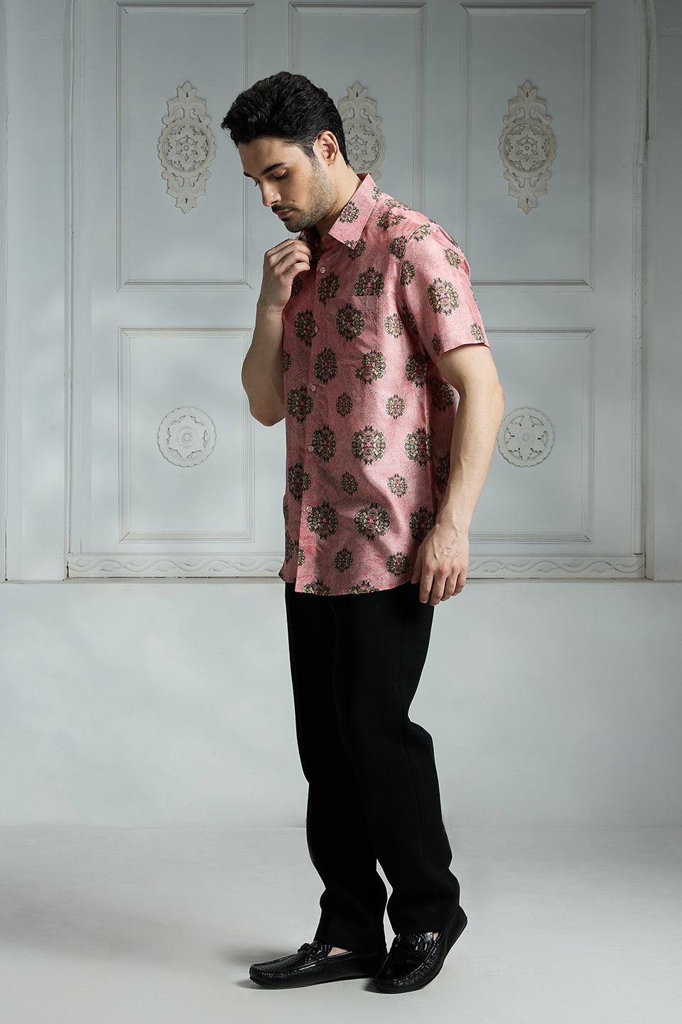 Pink Printed Shirt