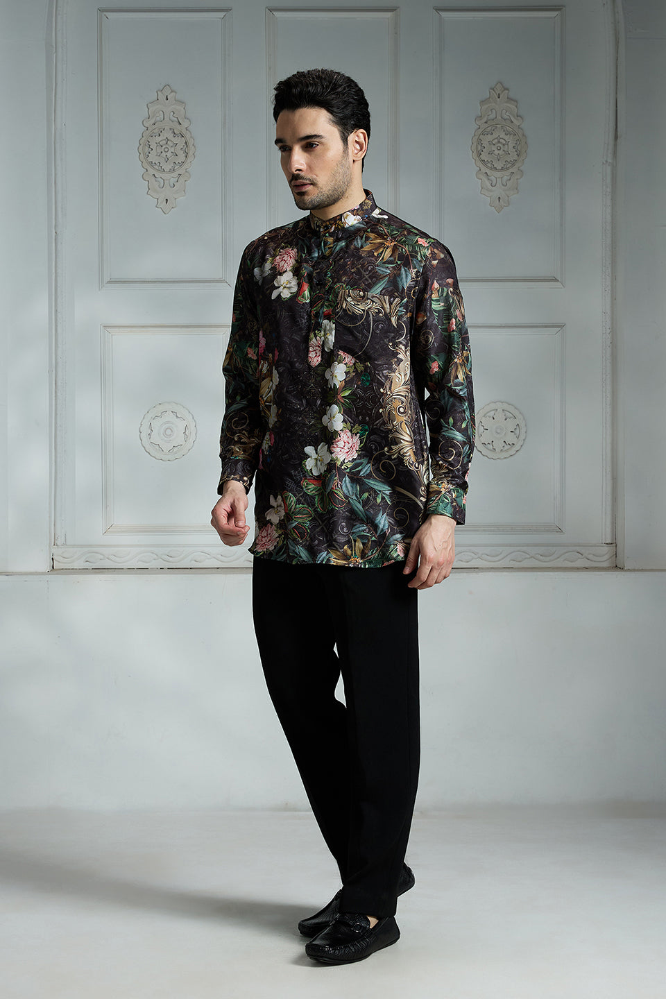 Black Printed Shirt