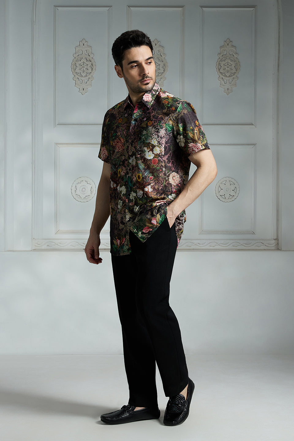 Black Printed Shirt