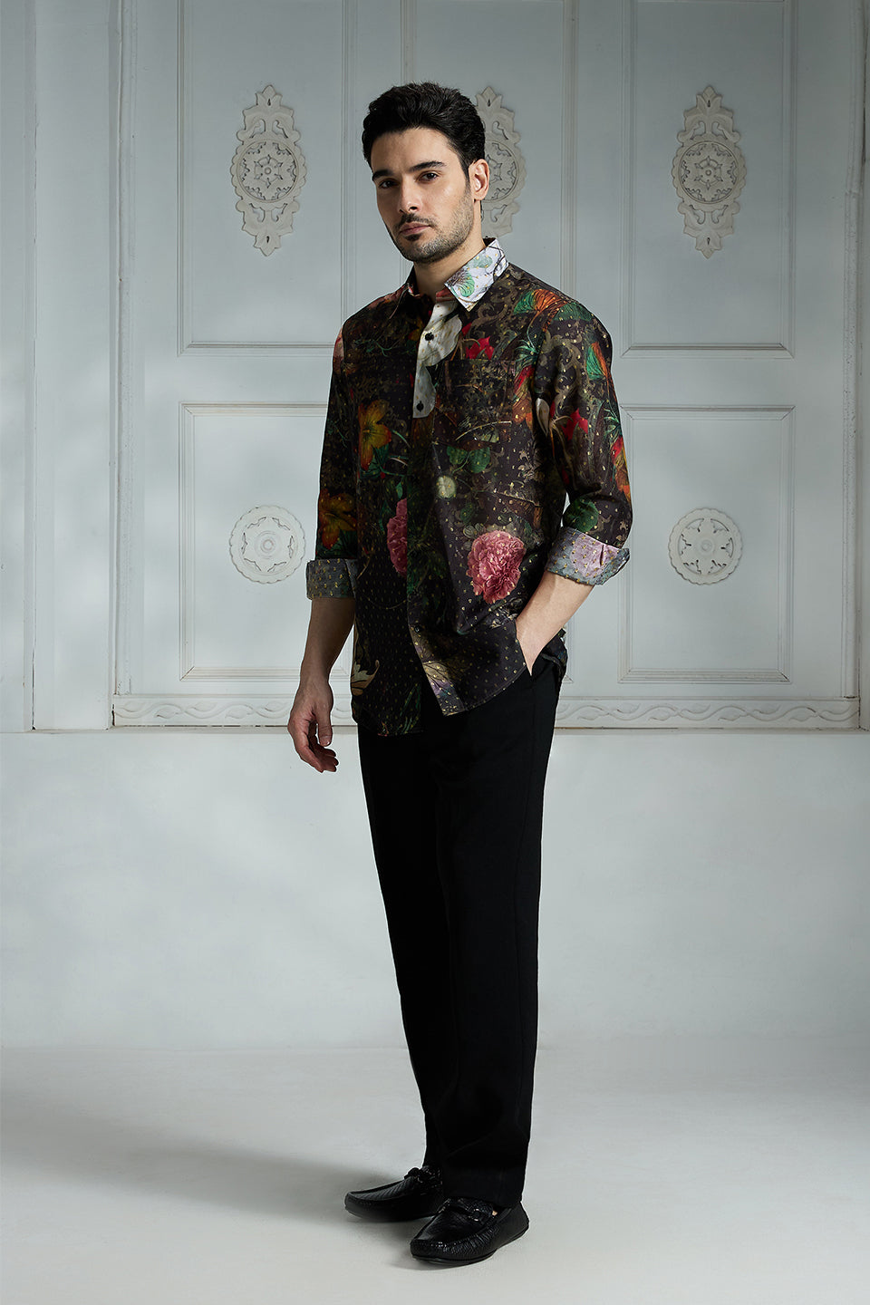 Black Printed Shirt