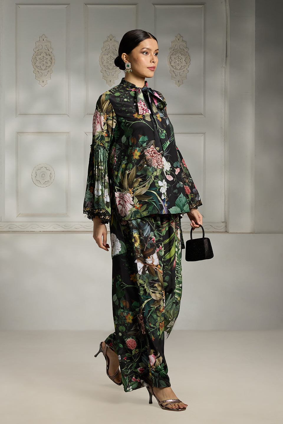 Botanical Printed Tunic Set