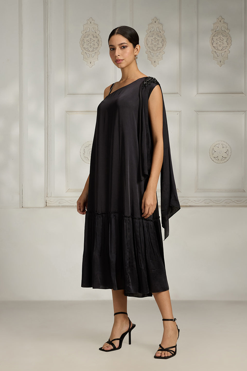 Black One Shoulder Dress