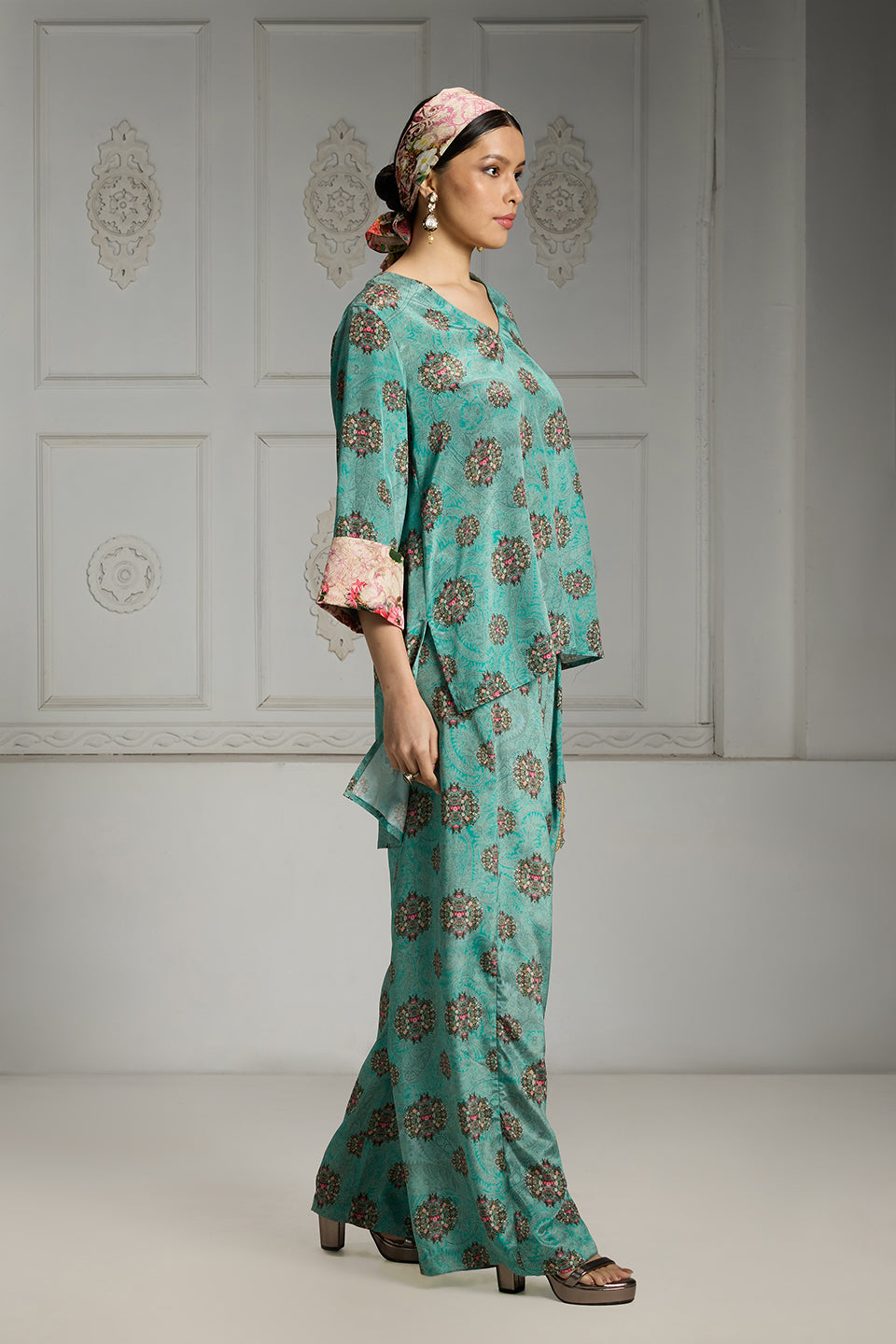 All over Printed Tunic Set