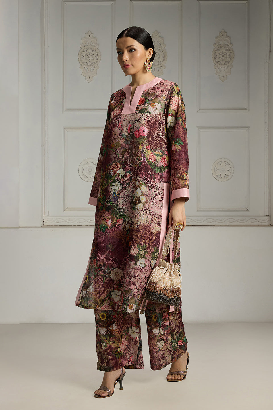Floral Printed Tunic Set