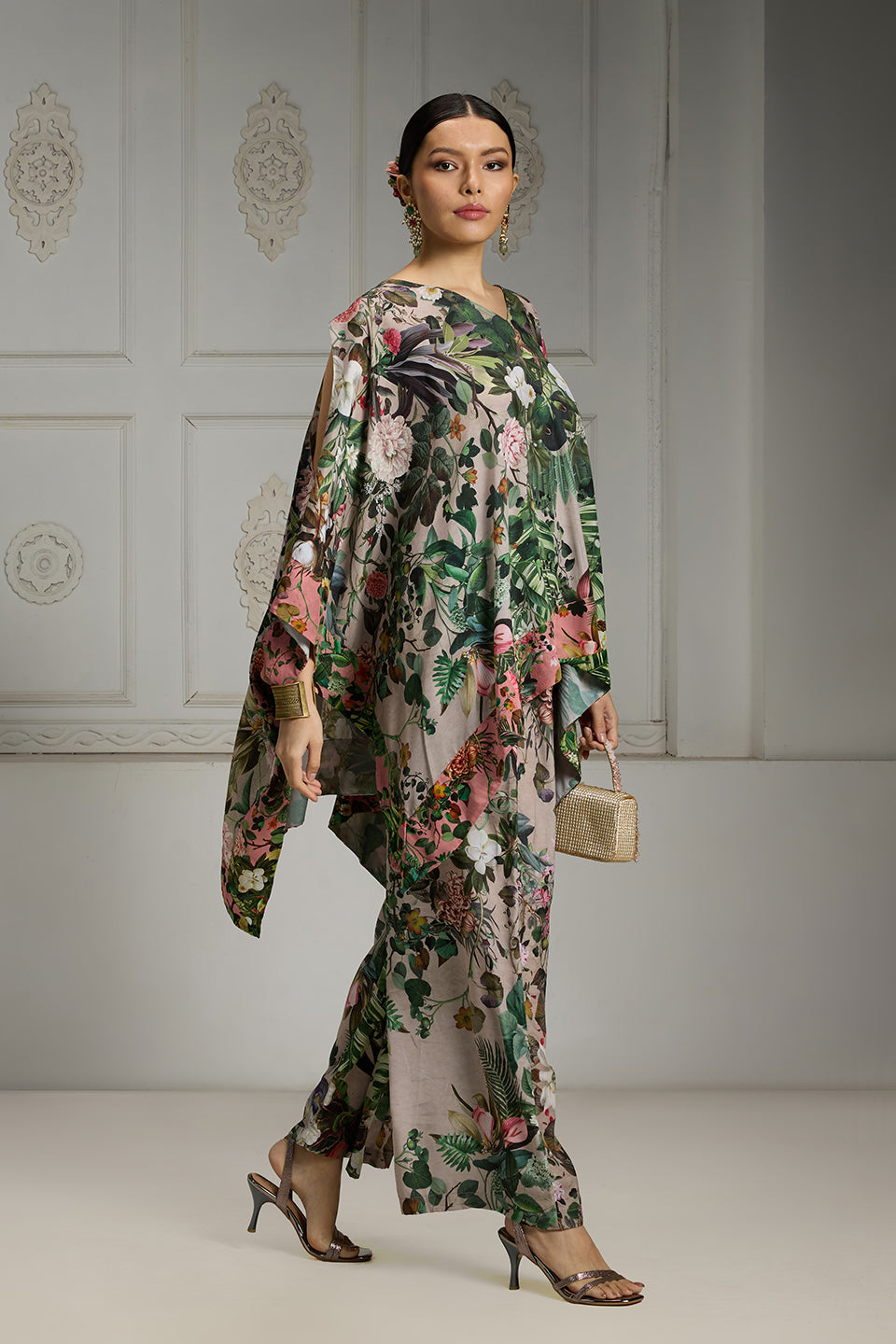 Botanical Printed Tunic Set