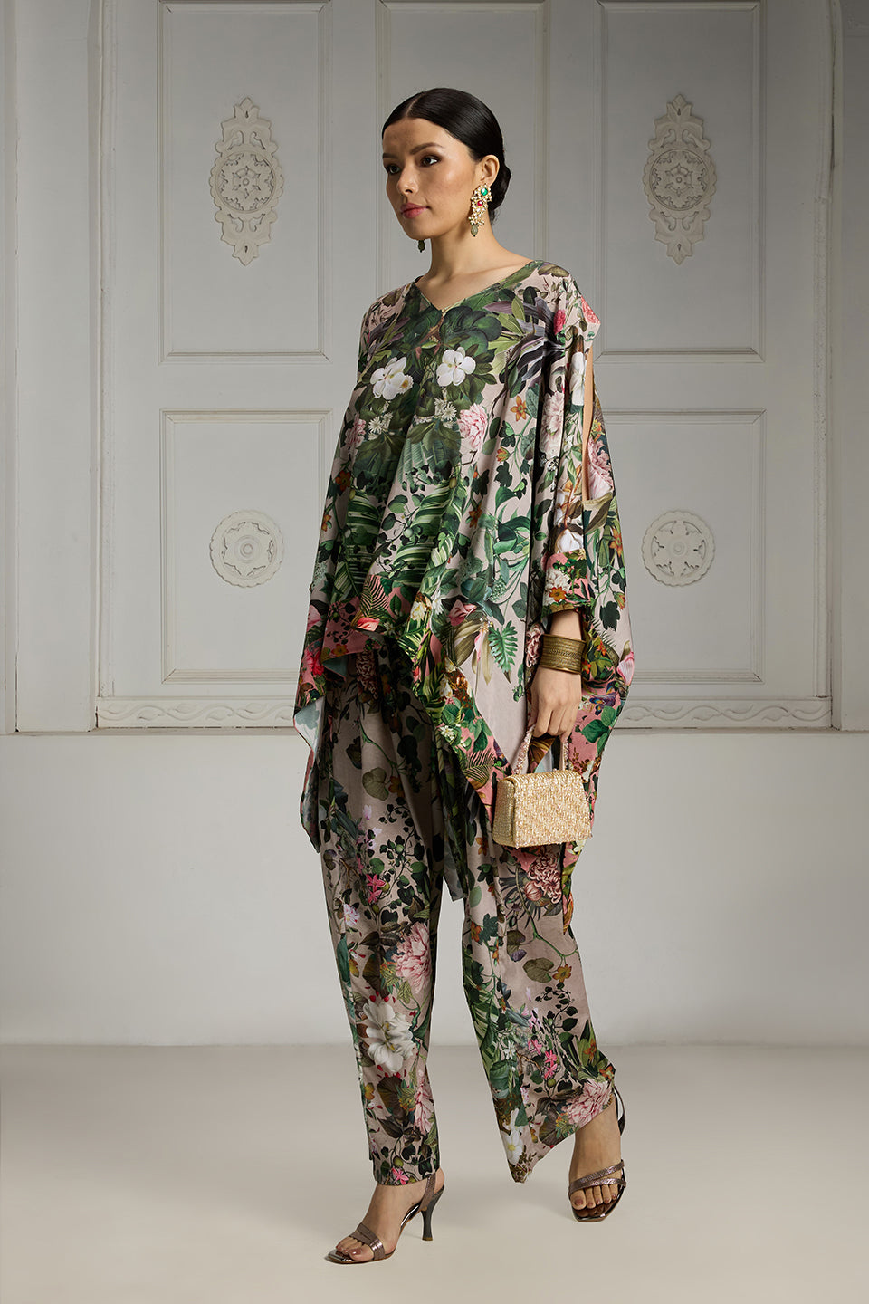 Botanical Printed Tunic Set