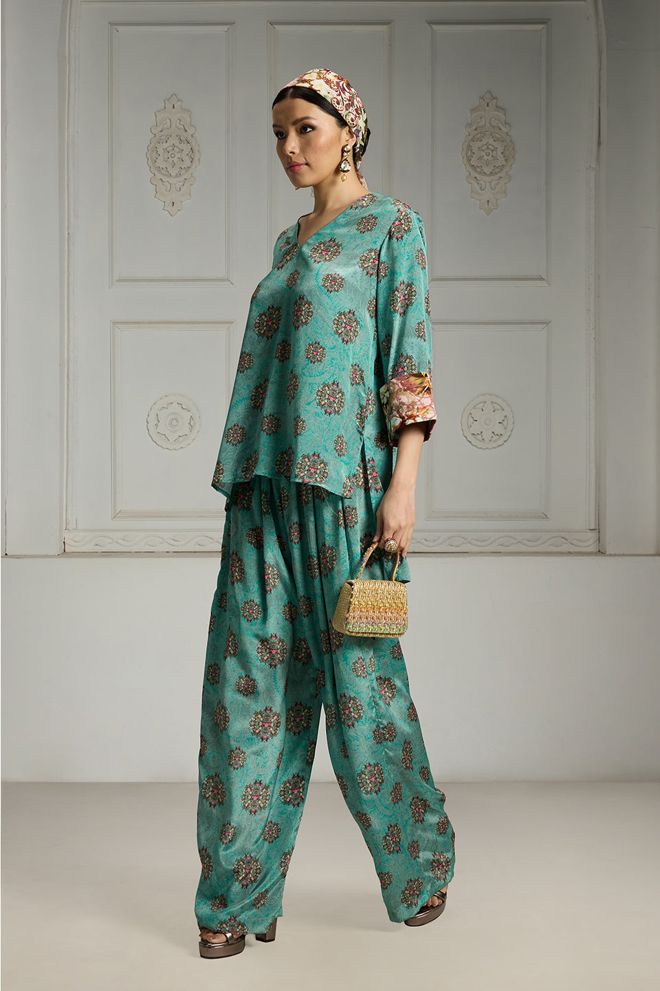 All over Printed Tunic Set