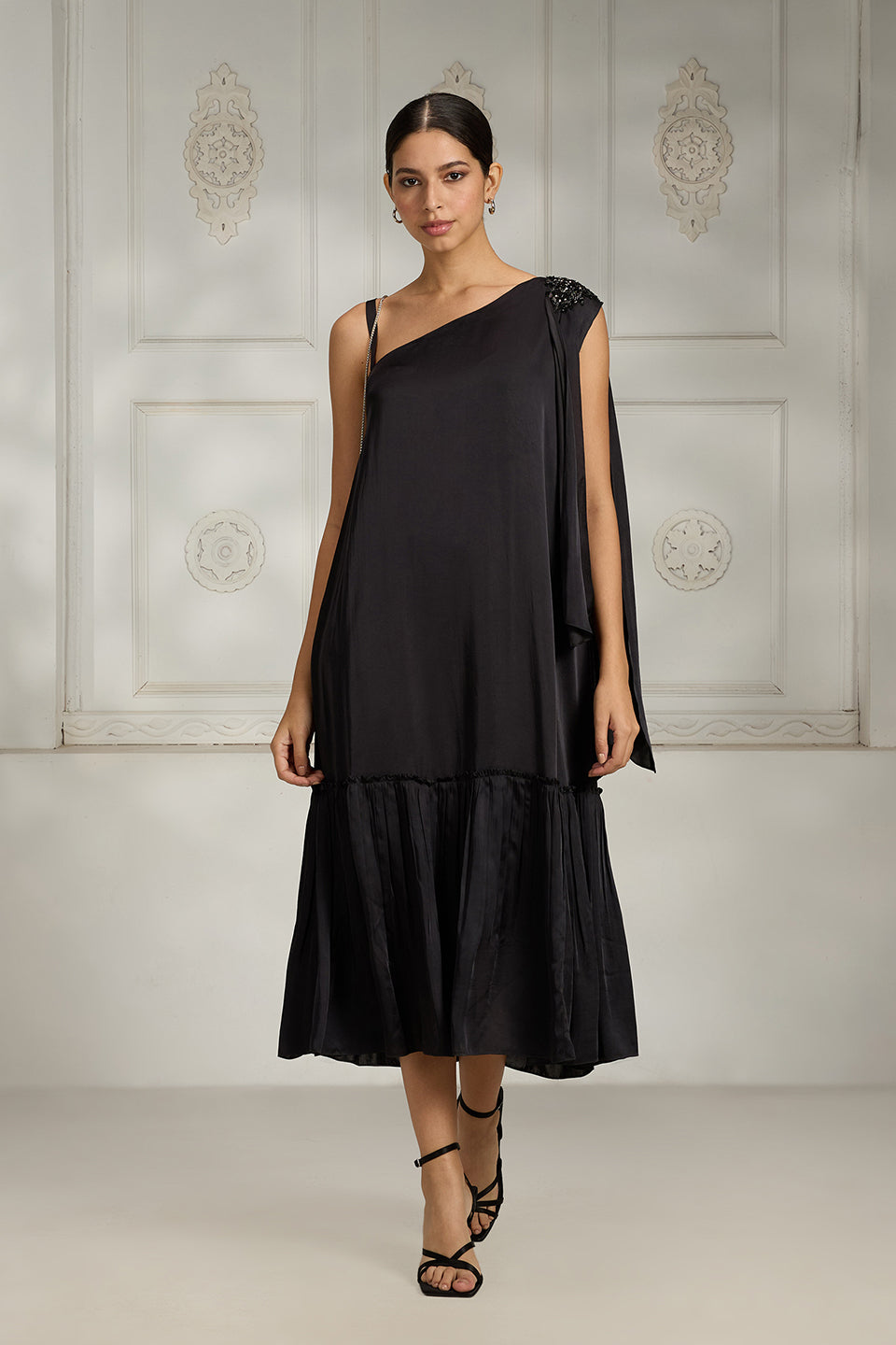 Black One Shoulder Dress
