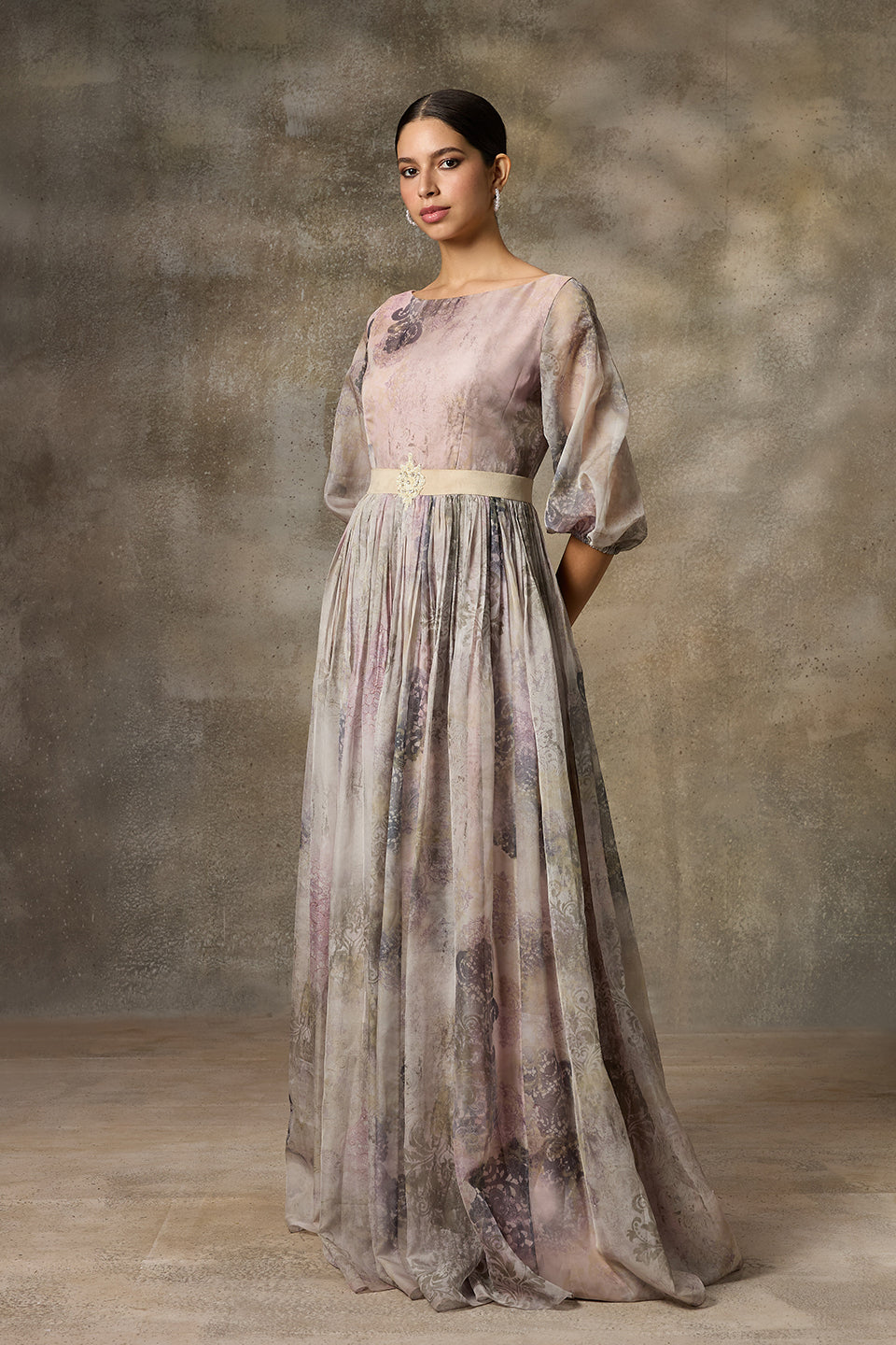 Botanical Printed Gown