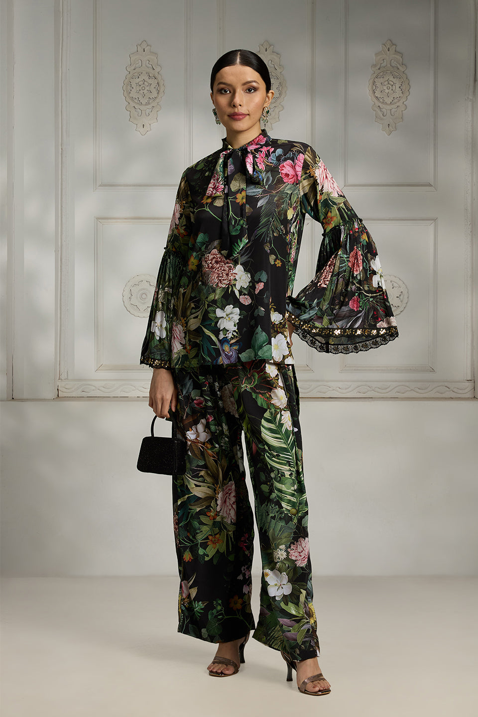 Botanical Printed Tunic Set
