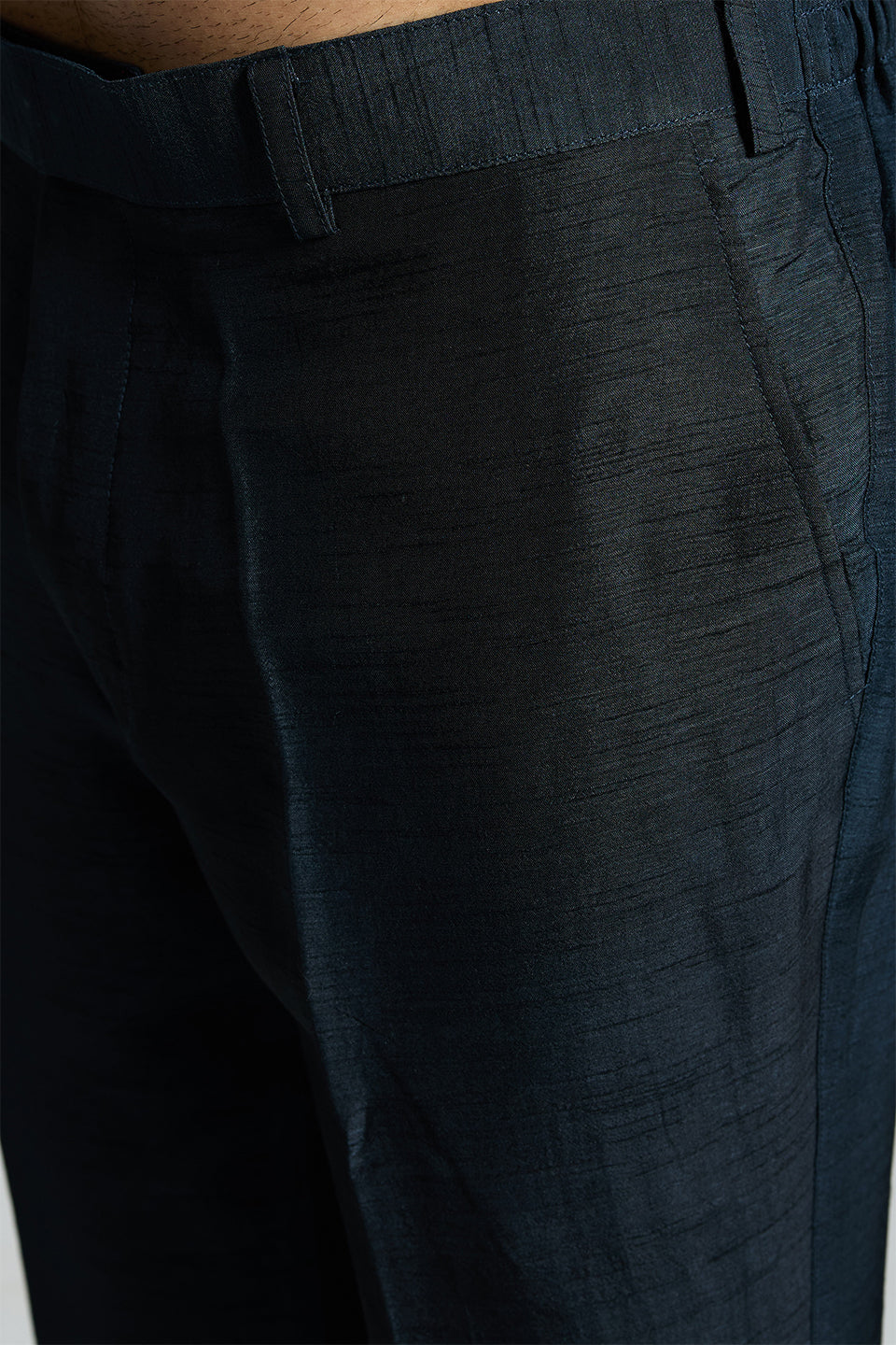 Black Printed Sherwani Set