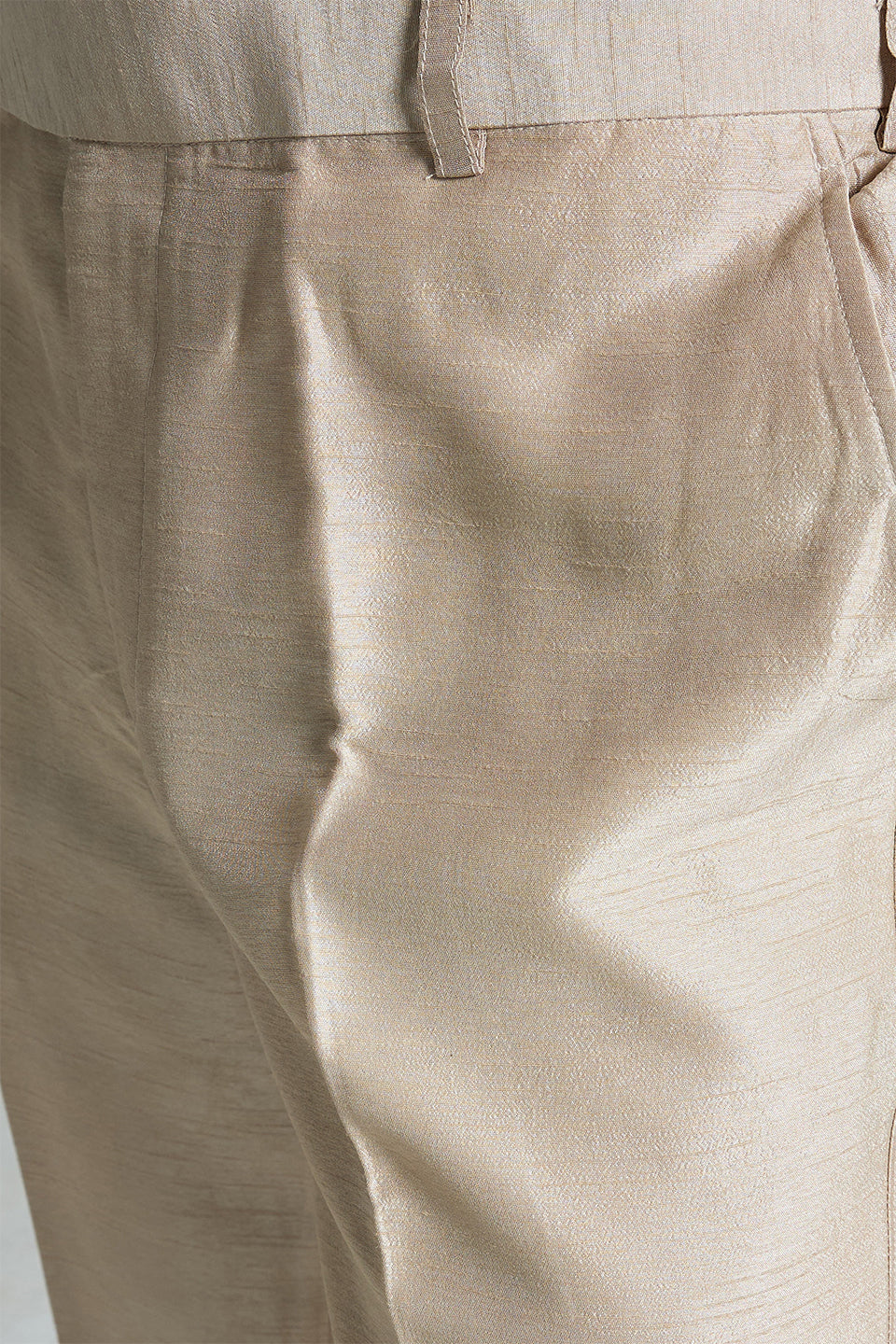 Ivory Embroidered Sherwani Set