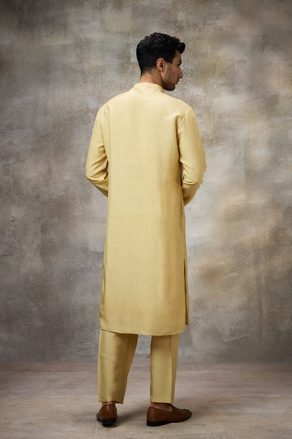 Yellow Embroidered Kurta Set